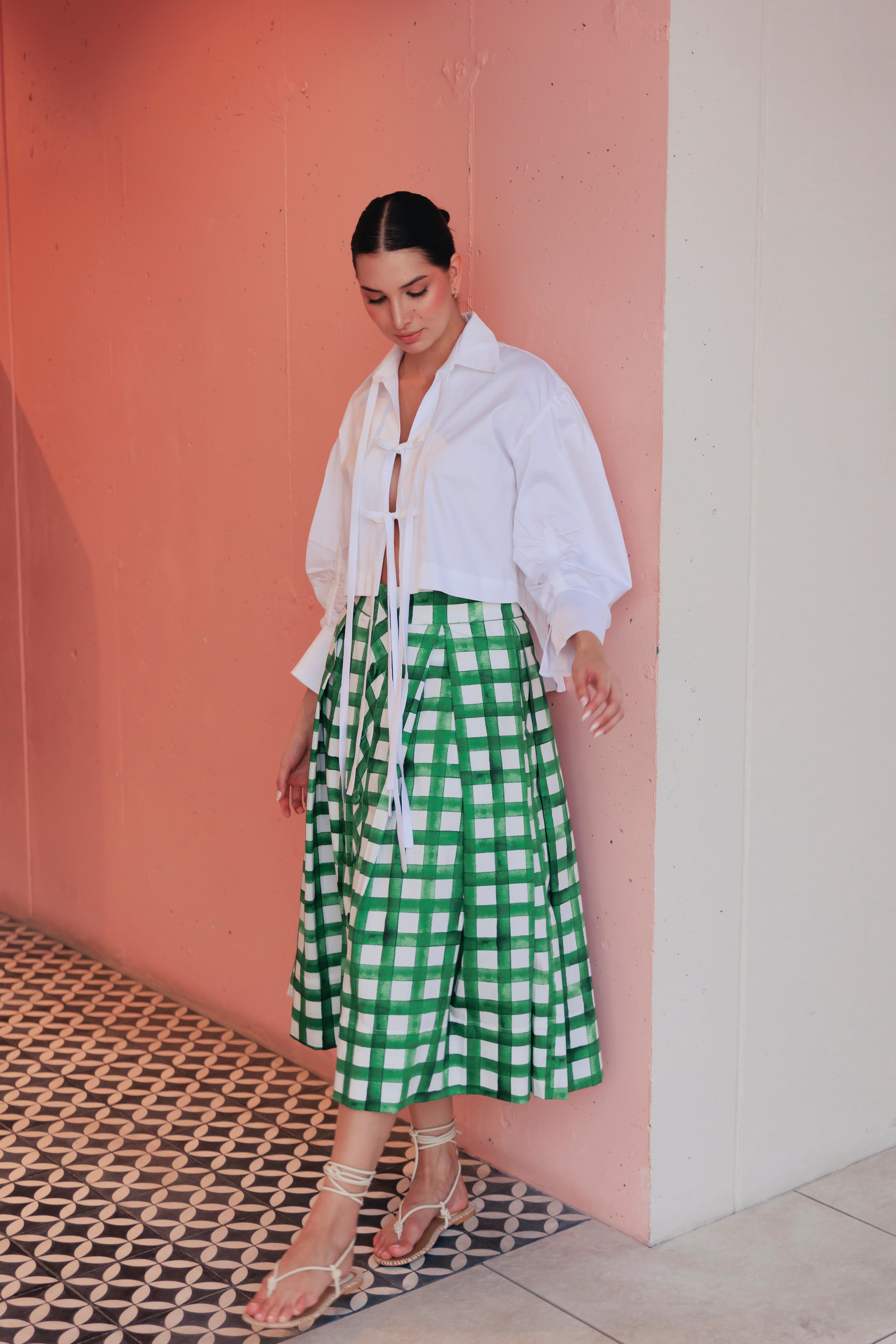 CAMISA ALGODÓN TIRAS