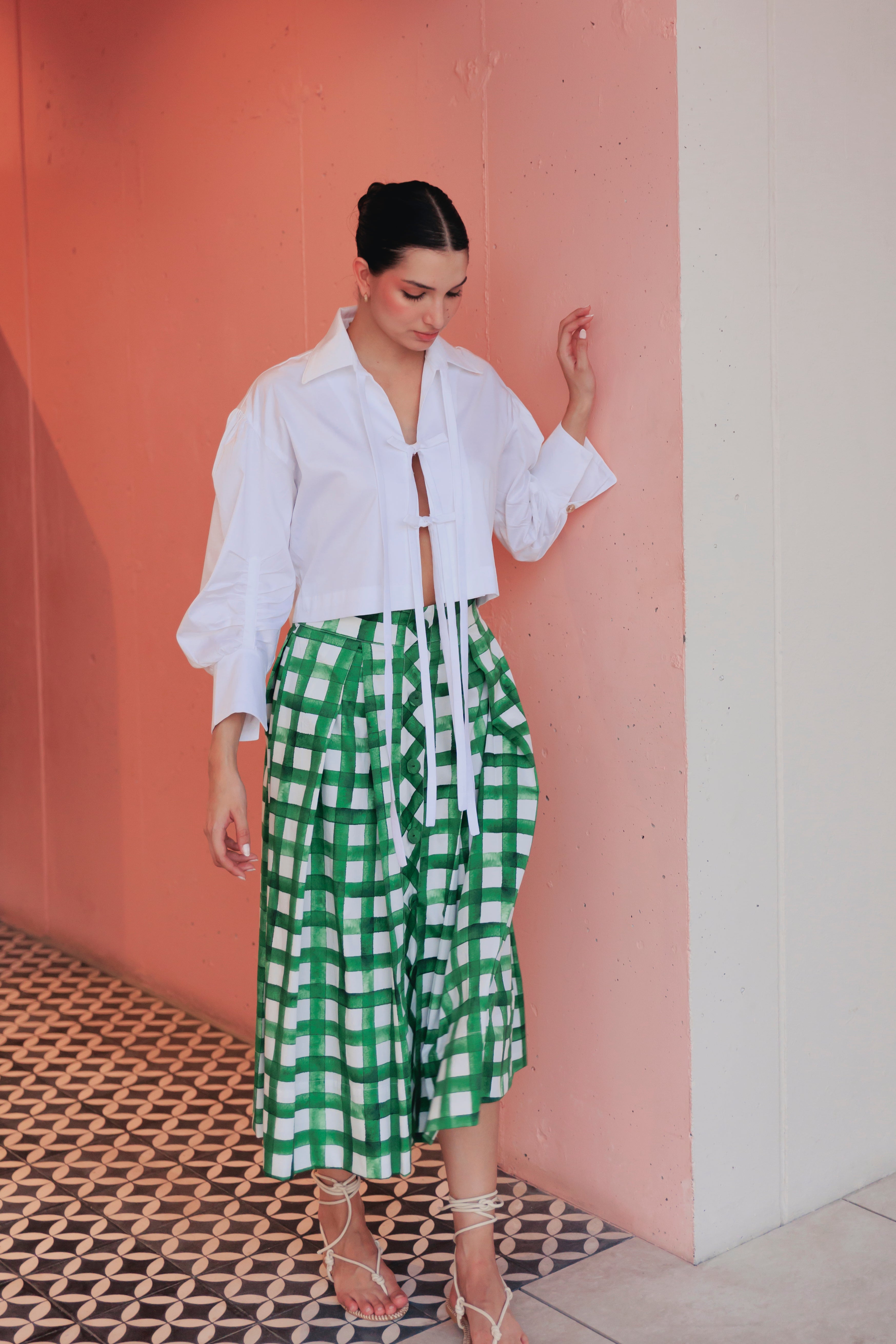 CAMISA ALGODÓN TIRAS