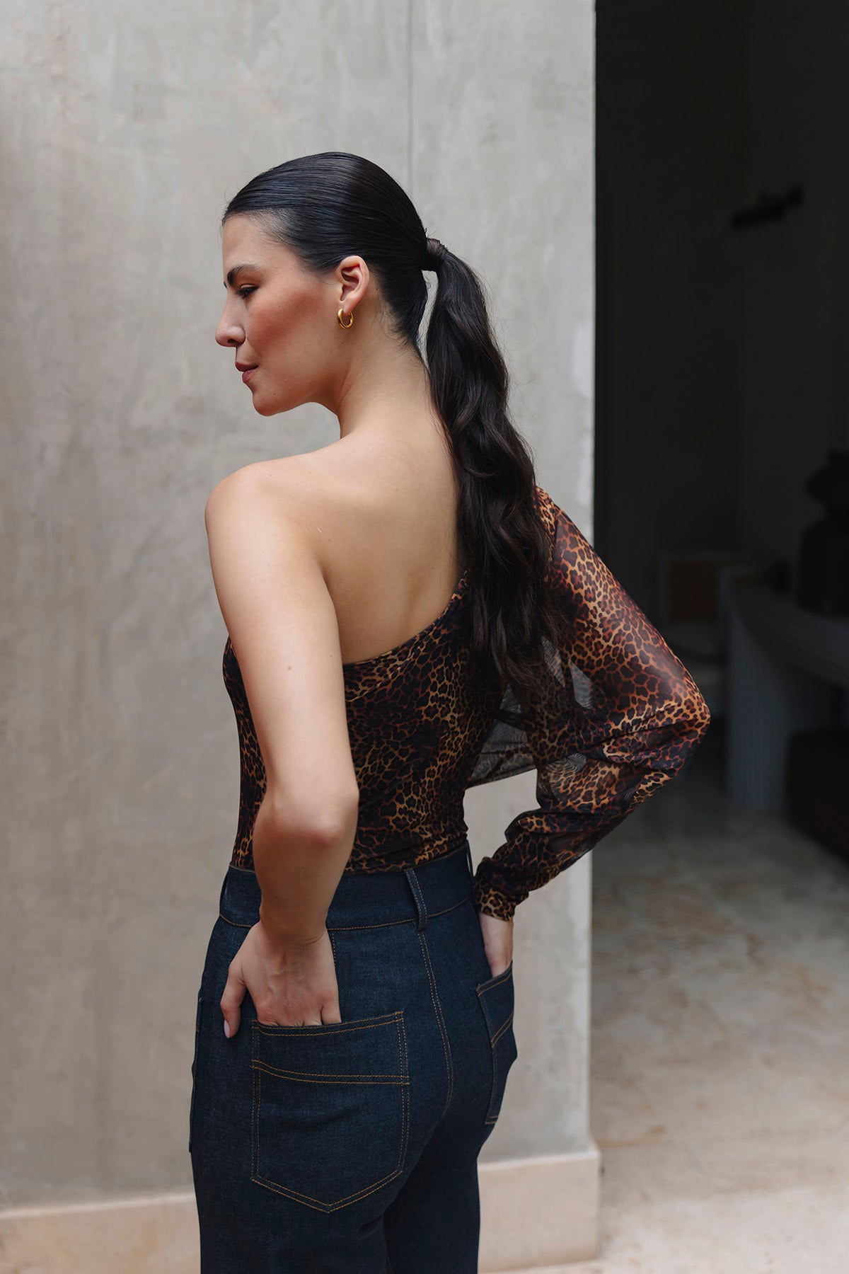 Body malla animal print