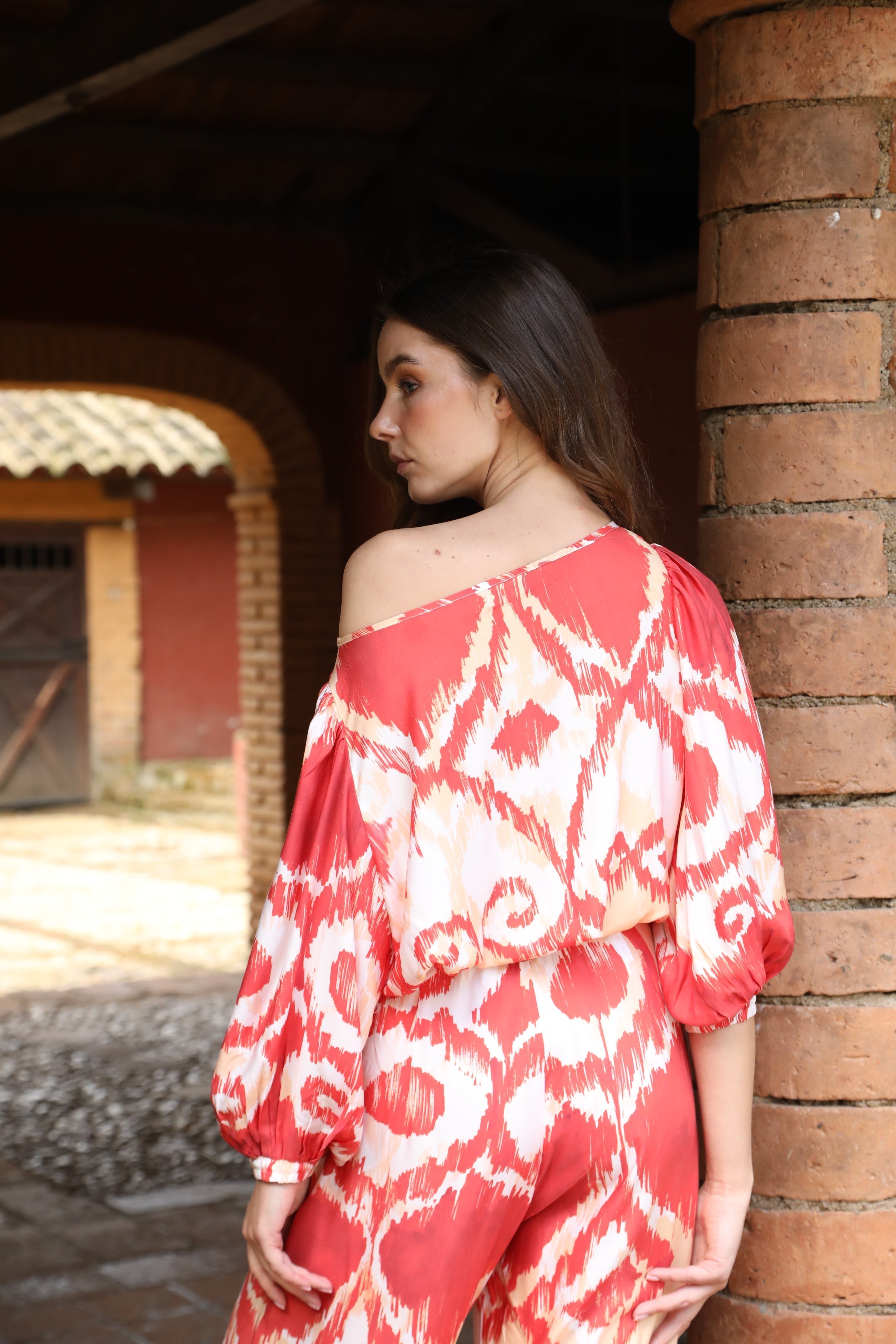 Pantalón estampado prenses