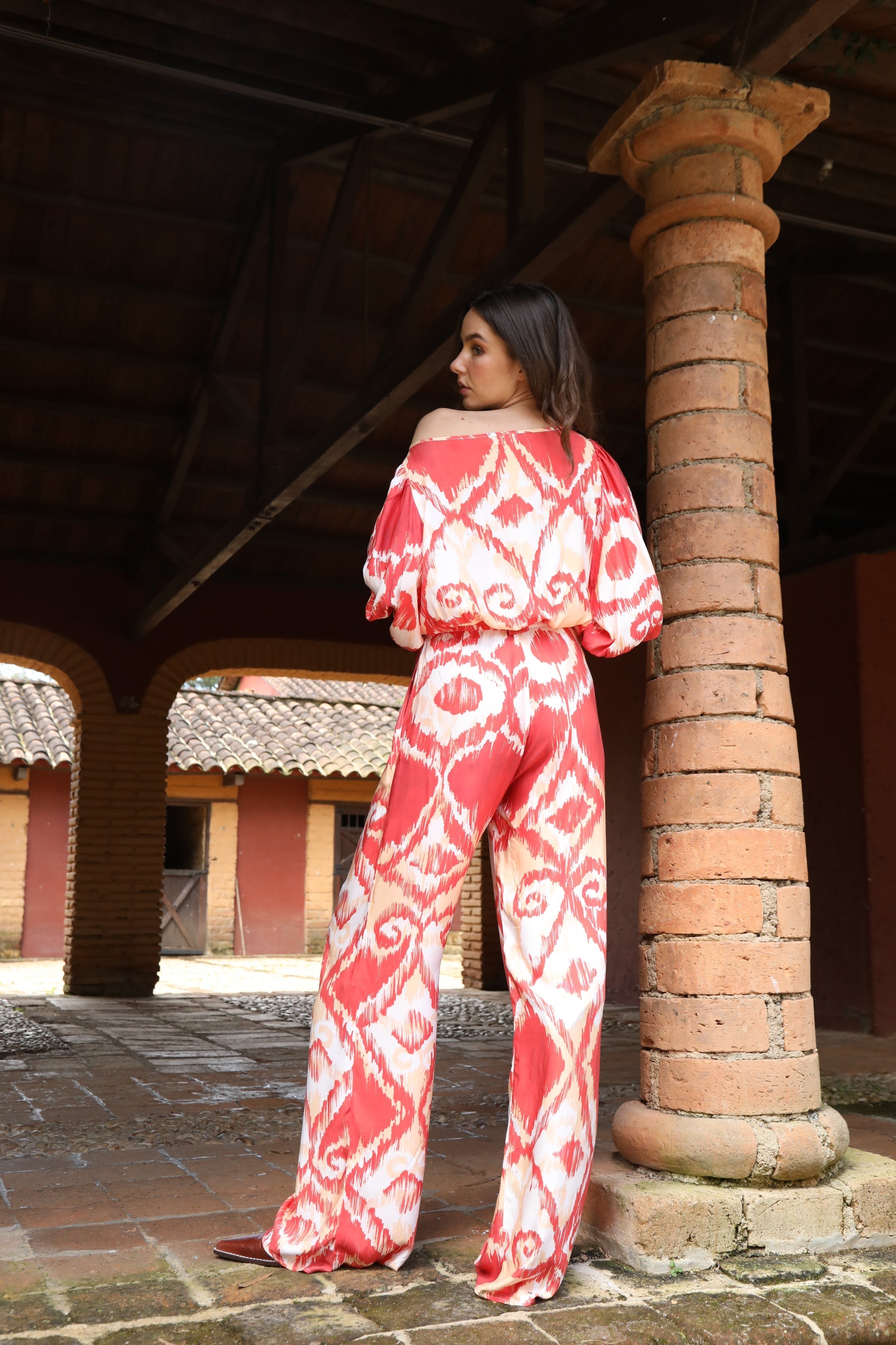 Pantalón estampado prenses