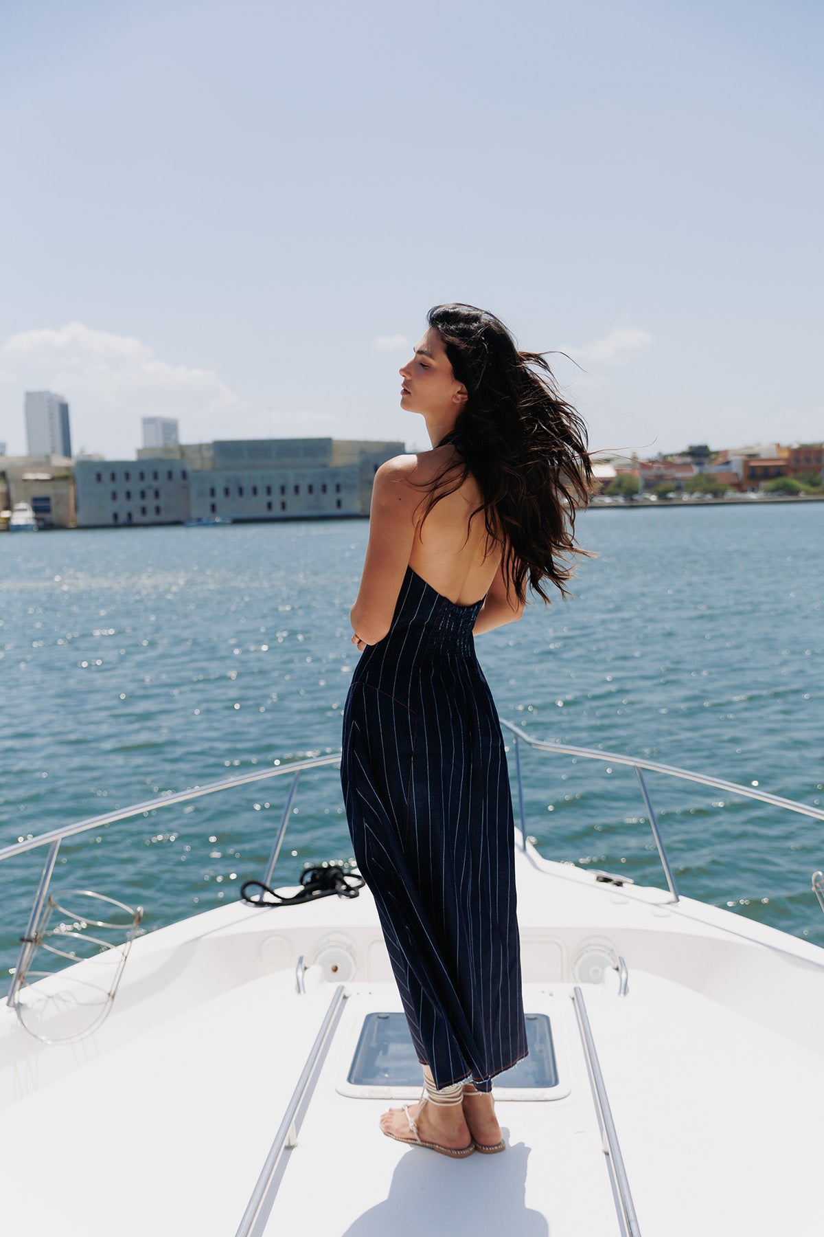 Vestido Denim Lineas