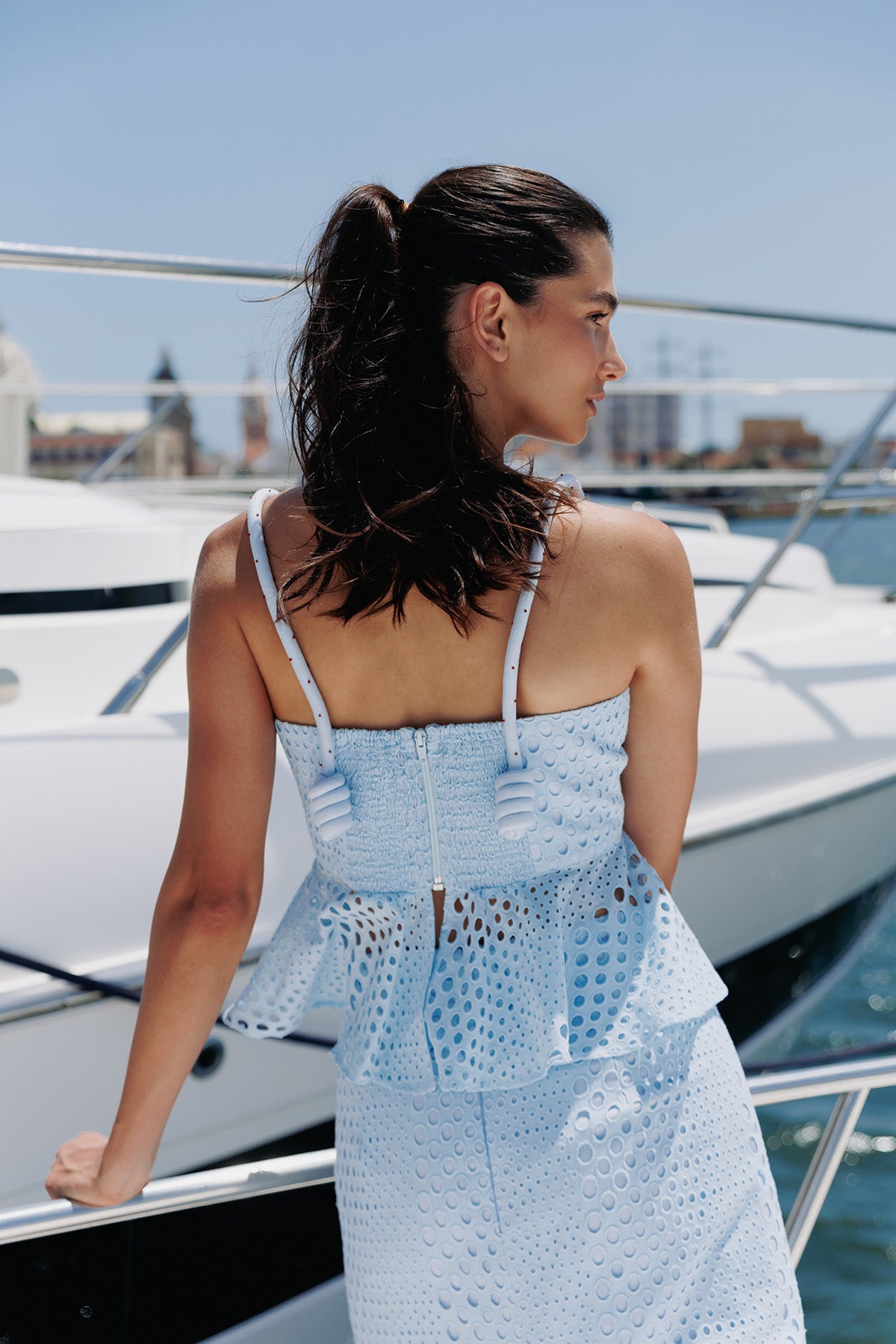 Top Peplum Ojalillo