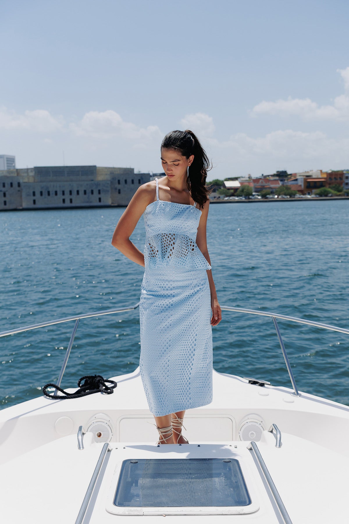 Top Peplum Ojalillo