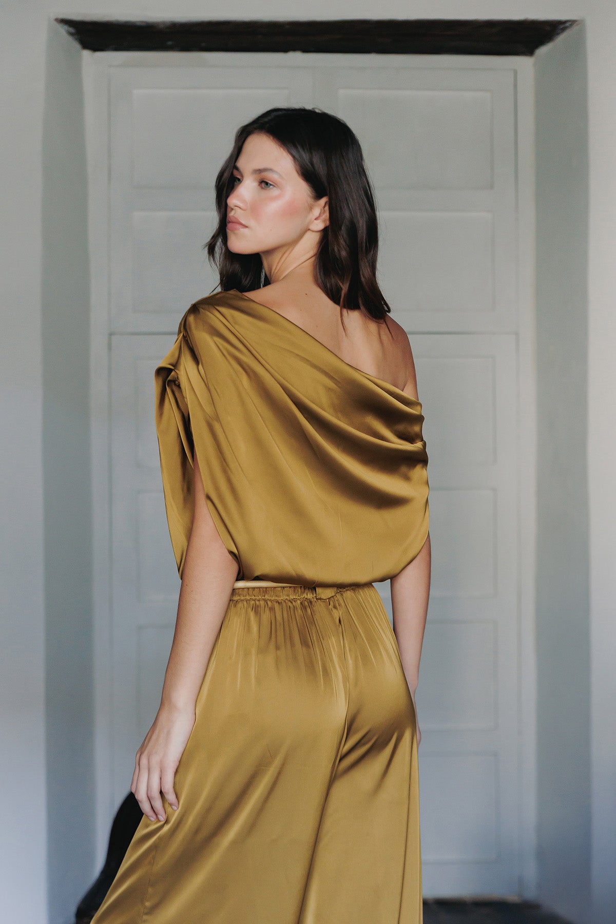 BLUSA SEDA UNICOLOR