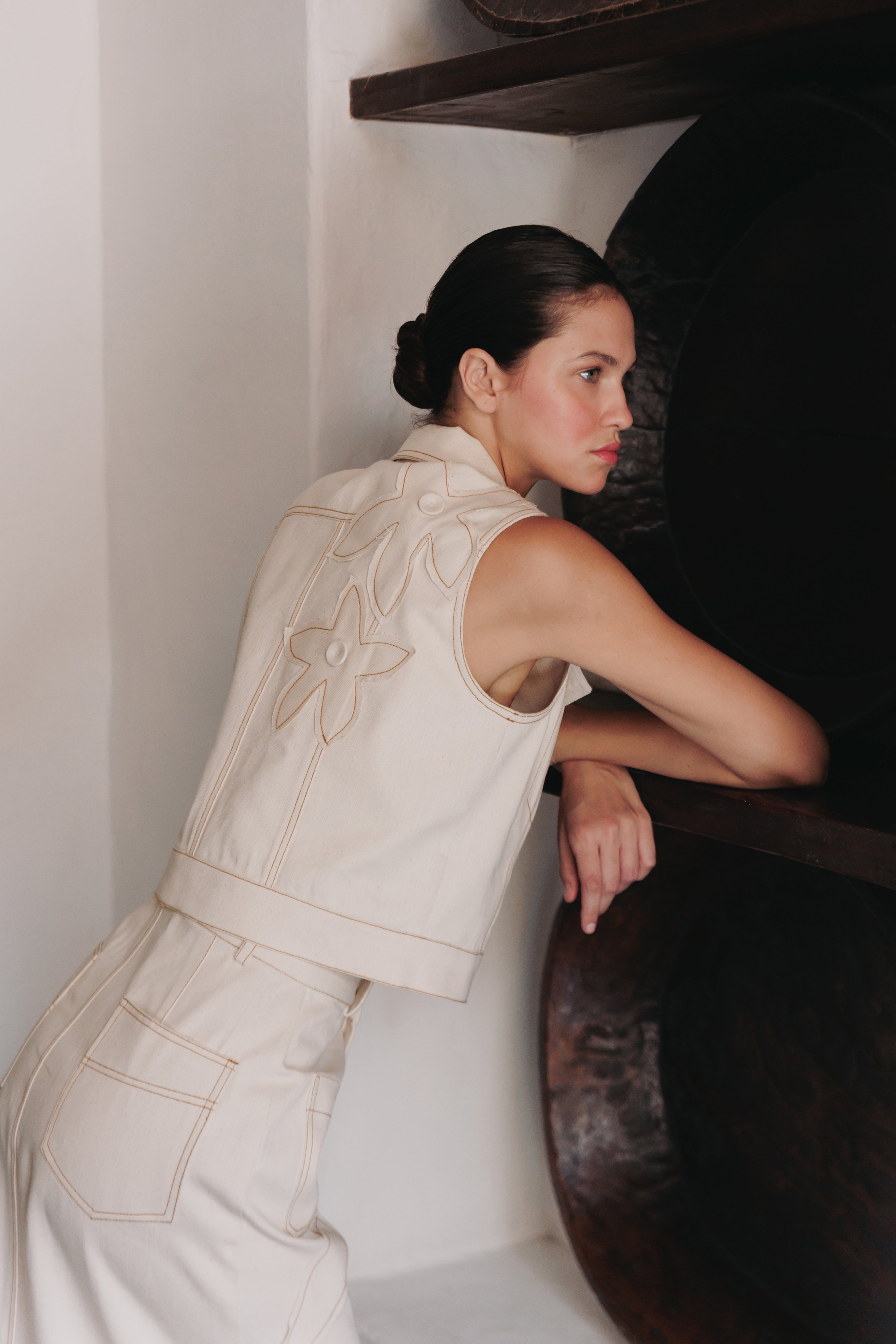 VEST DENIM NATURAL