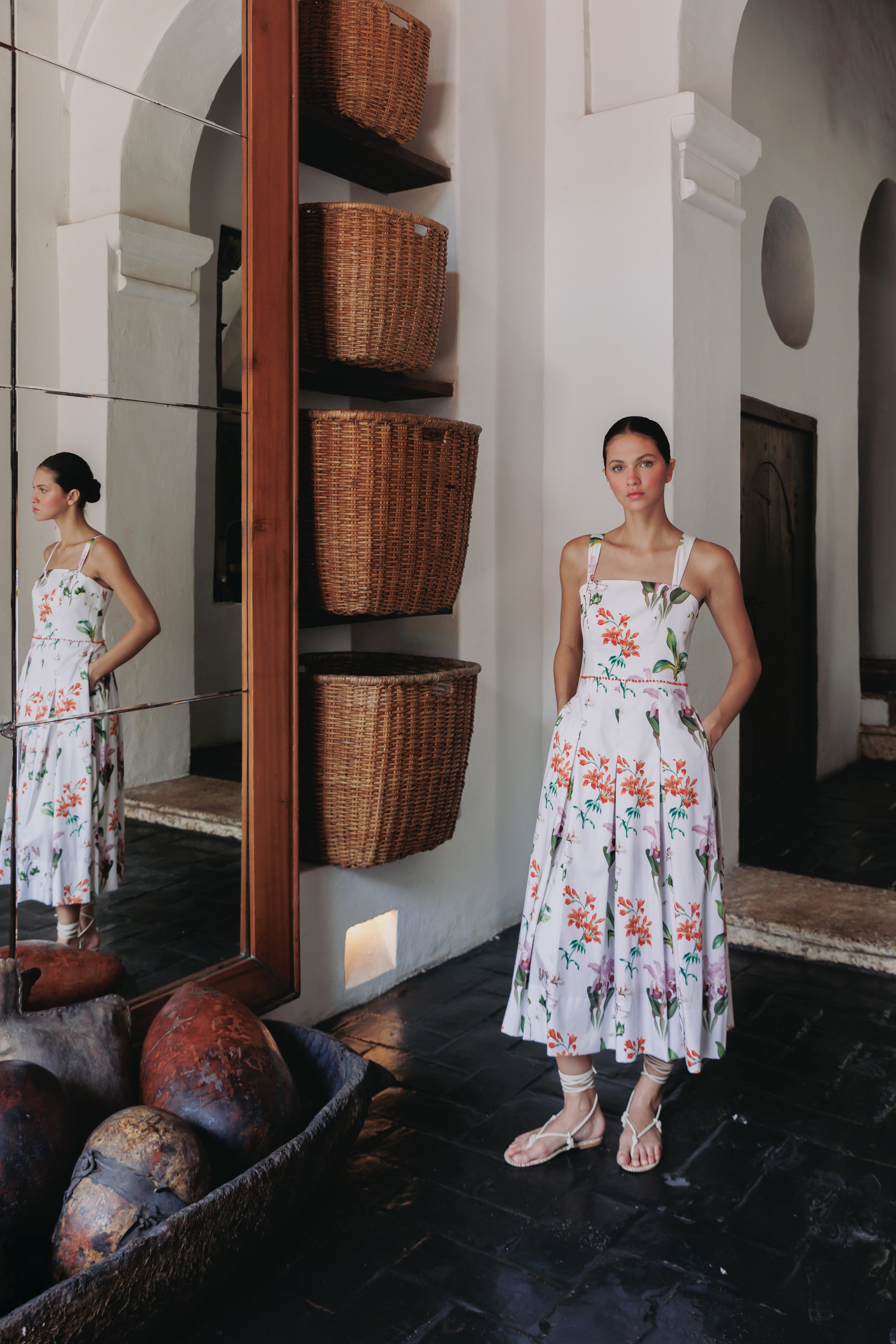 VESTIDO ALGODON ESTAMPADO