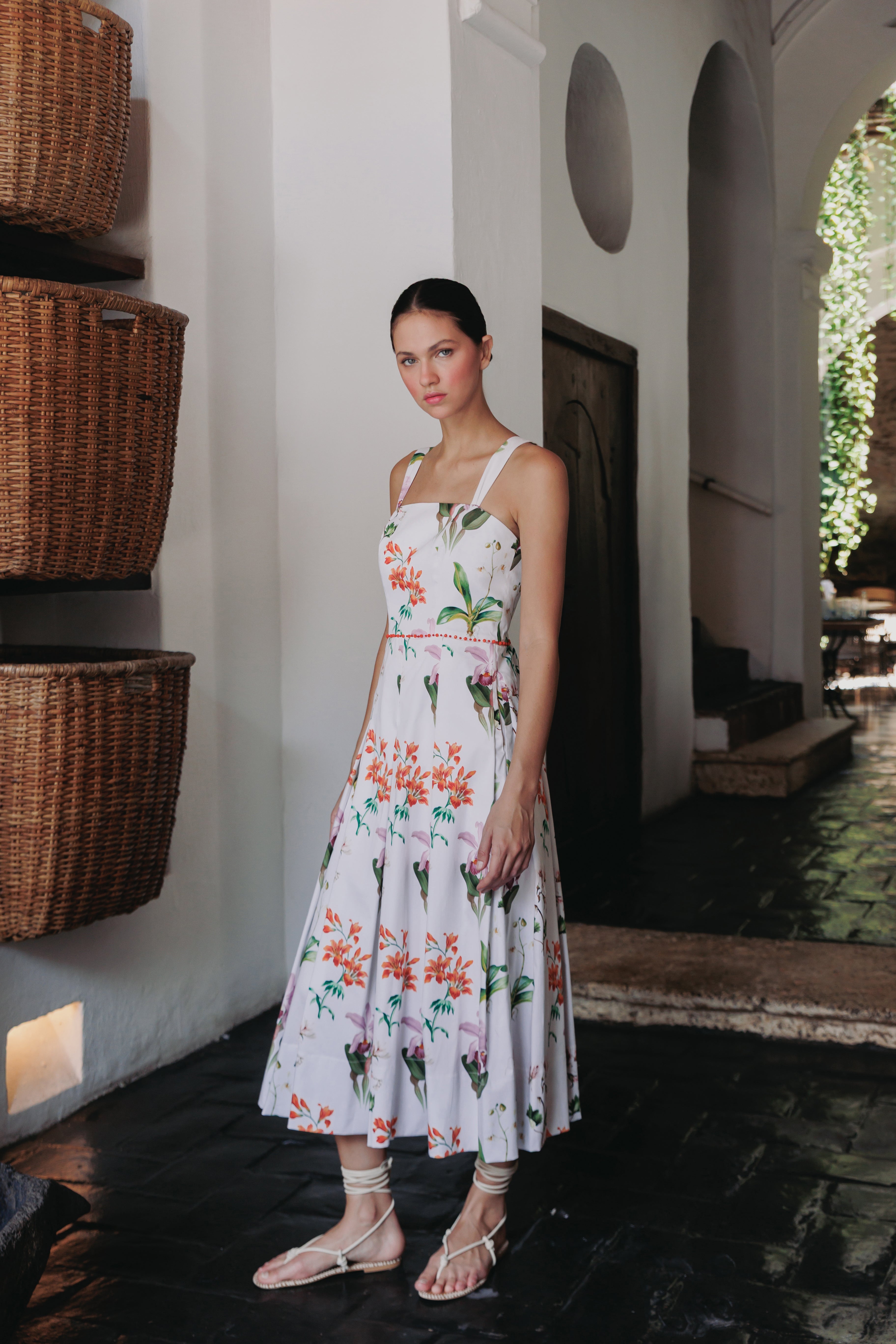 VESTIDO ALGODON ESTAMPADO