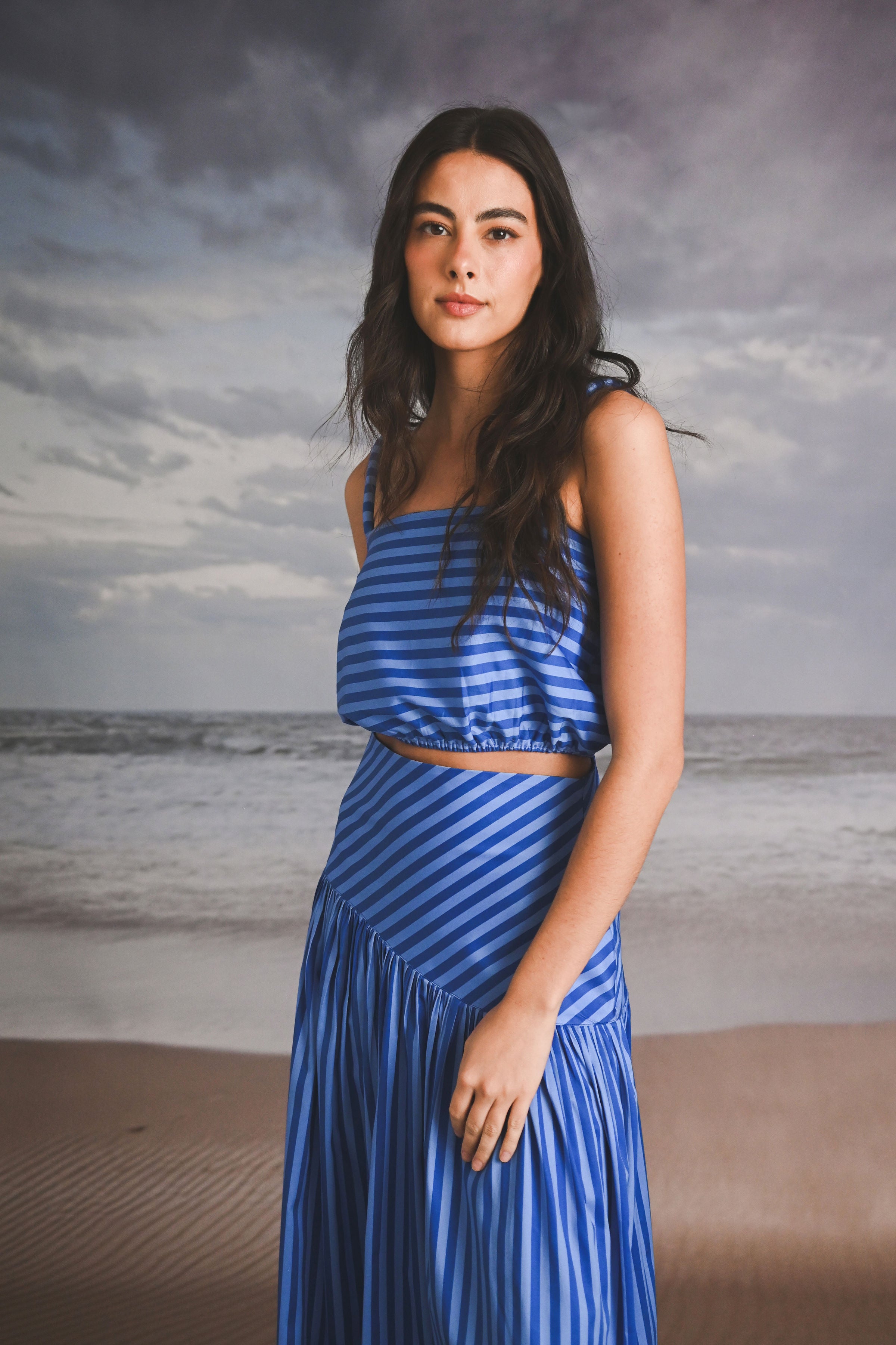 FALDA ESTAMPADA RAYAS