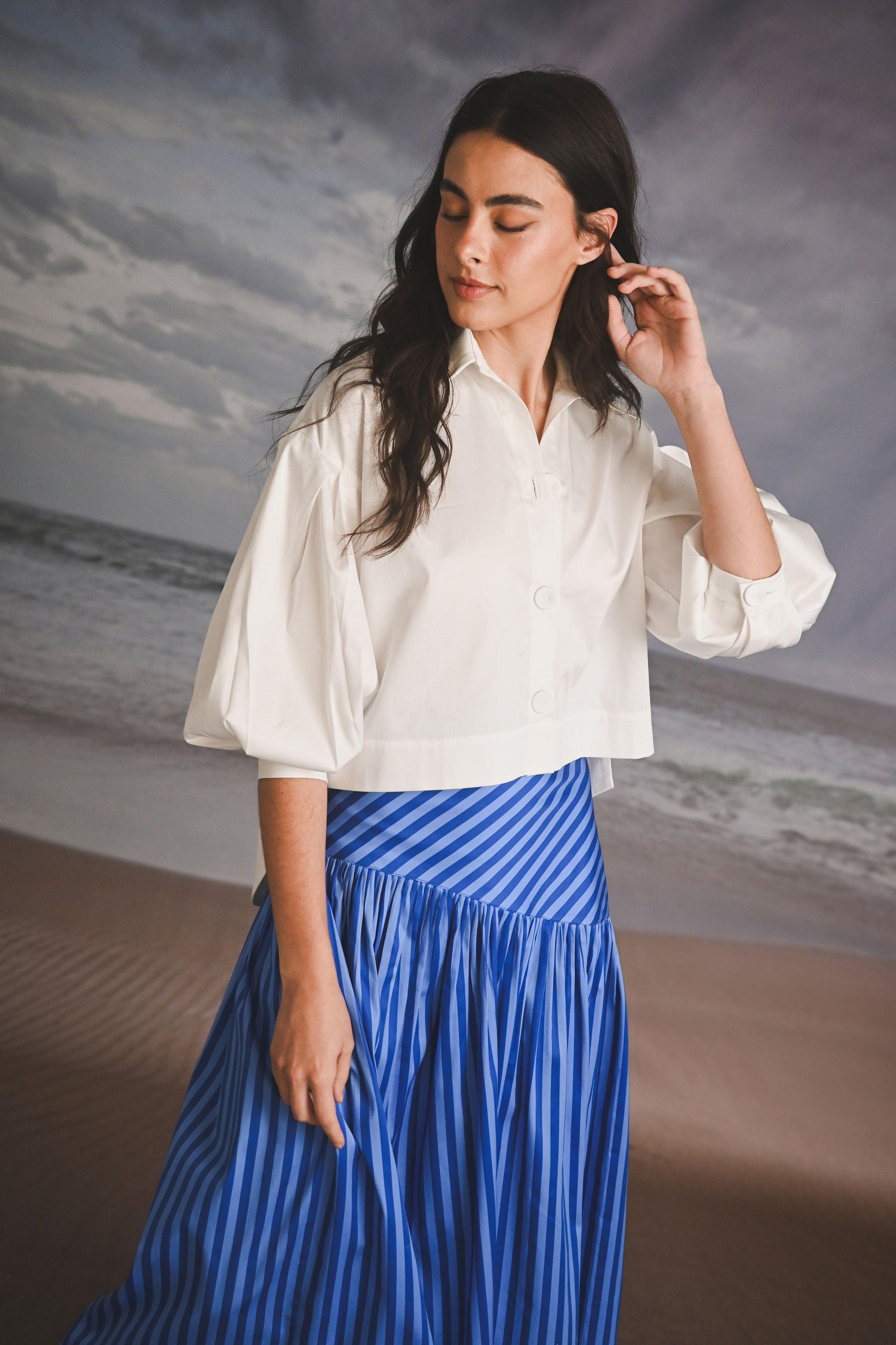 FALDA ESTAMPADA RAYAS