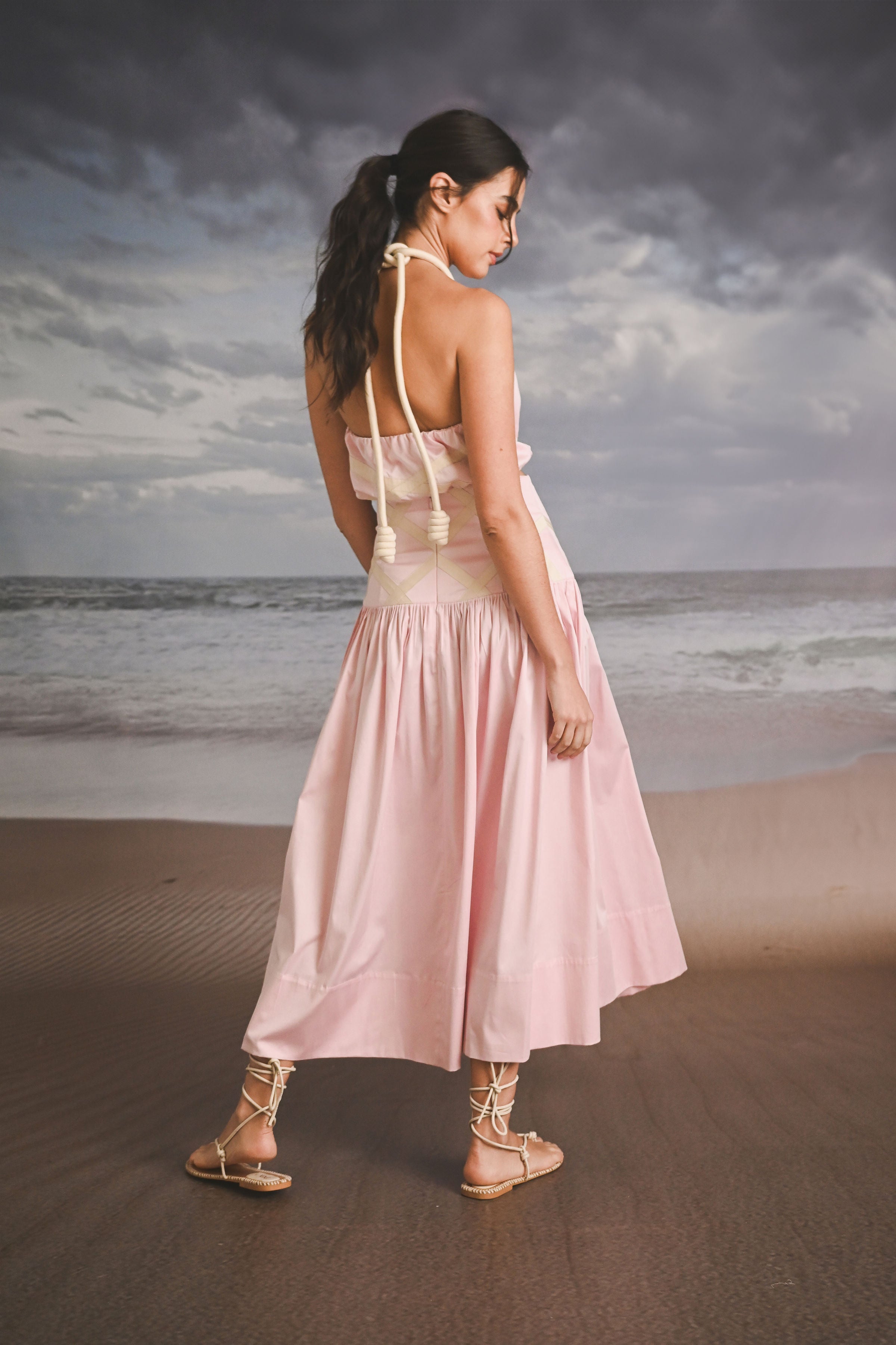 FALDA ALGODÓN BICOLOR