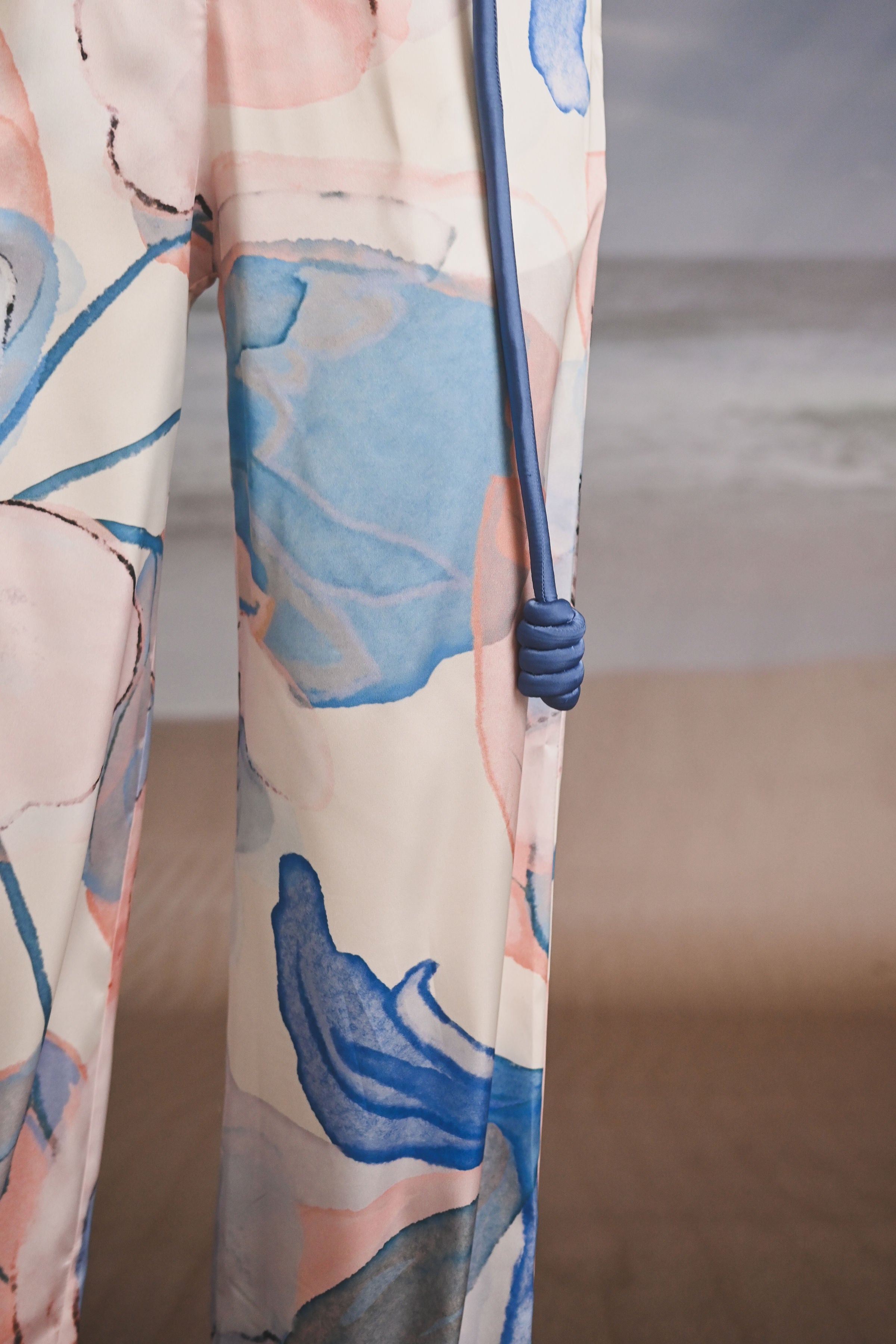 PANTALON DE SEDA ESTAMPADO