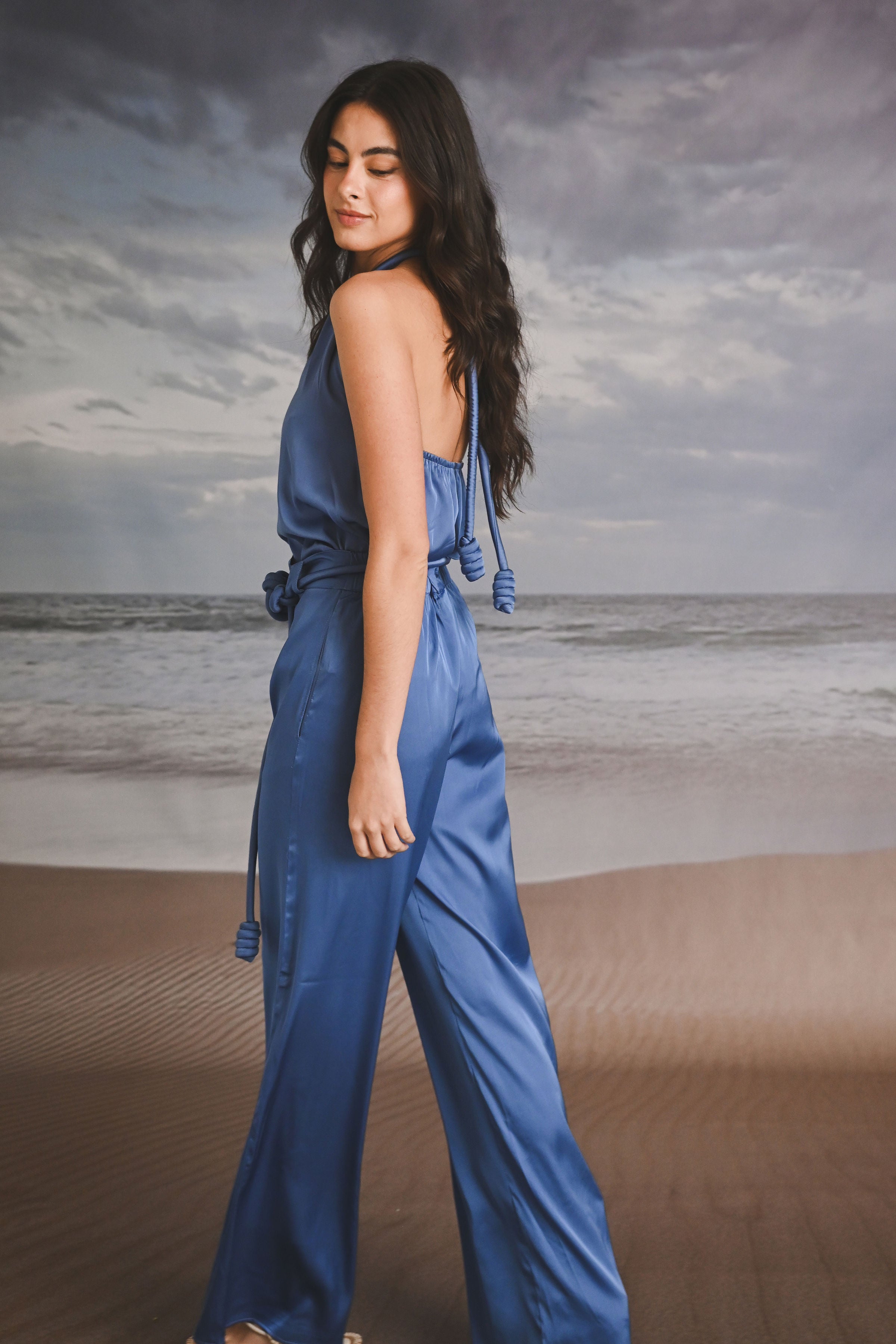 PANTALON SEDA UNICOLOR